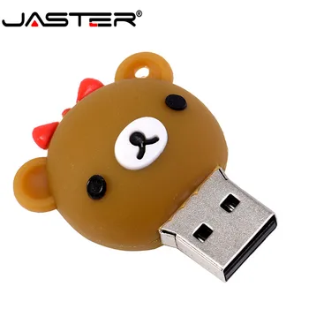 JASTER Vestuvių animacinių filmų lokys pendrive 4GB 8GB 16GB 32GB 64GB nuotaka jaunikis pen drive usb flash drive