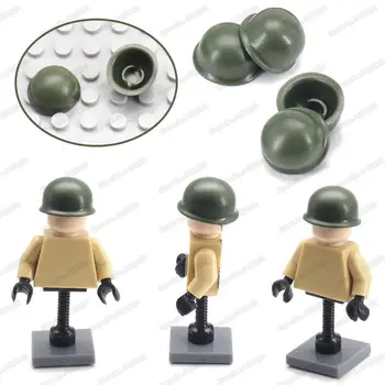 Jav Armijos Duomenys Šalmas Karinių Blokų Ginklų Plieno Šalmas Set Ss WW2 Specialus Karys Įrangos Modelis Dovanos Vaikui Žaislus