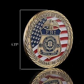 JAV FTB Specialusis Agentas Hederal Tyrimų Biuro St Michael MUMS Iššūkis, Moneta, Kolekcines