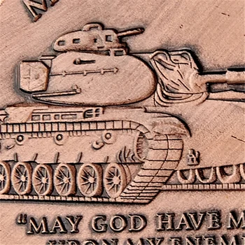 JAV Karinis Ginklas Kovoti su Bako M-60 Patton Naujovė Skatinimo Iššūkis Monetos Dovana