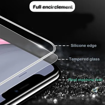 JAVY 2vnt Šviesos Grūdintas Stiklas iPhone 12 11 mini PRO Max Kelią peeping Ekrano apsaugos iPhone12 Pilnas draudimas