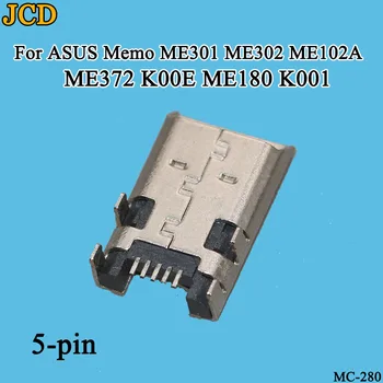 JCD 2VNT Už ASUS Memo ME301 ME302 ME102A ME372 K00E ME180 K001 Micro USB Įkrovimo Uosto Doką Lizdas Jack Plug Įkrovimo Jungtis