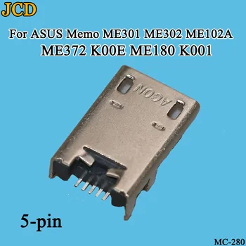 JCD 2VNT Už ASUS Memo ME301 ME302 ME102A ME372 K00E ME180 K001 Micro USB Įkrovimo Uosto Doką Lizdas Jack Plug Įkrovimo Jungtis