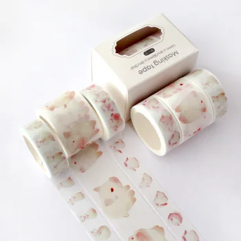 JIANWU 3pcs/set temą popieriaus juosta Sakura Vienaragis apdailos washi tape 