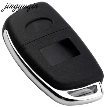 Jingyuqin 3 Mygtukai Flip Folding Nuotolinio Automobilio Raktas su Lukštais Ruošiniai, Skirti 
