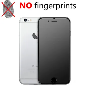 Jokių pirštų atspaudų screen protector, iphone 11 12 7 8 6 6s Pro XS Max plius matinis grūdintas stiklas dėl 