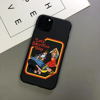 Juokinga Halloween Šėtonas Derliaus Tegul Iškviesti Demonus Grafinio soft Telefono dėklas Skirtas iPhone XR XS 12 11 Pro Max 6s 7 8 Plus SE 12mini