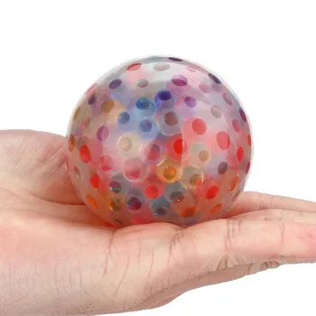 Juokingi Žaislai Korėtus Vaivorykštė Ball Žaislas Squeezable Streso Žaislų Įtempių Kamuolys Įdomus 5ml Nuotaika Išspausti Paramos Žaislai#P4