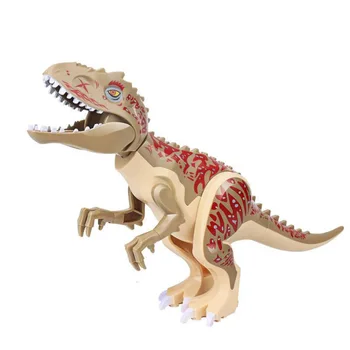 Juros Periodo Blokai Pasaulyje Dinozaurų Duomenys Plytų Baryonyx Tyrannosaurus Rex Indominus Rex I-Rex Surinkti Žaislai Vaikams