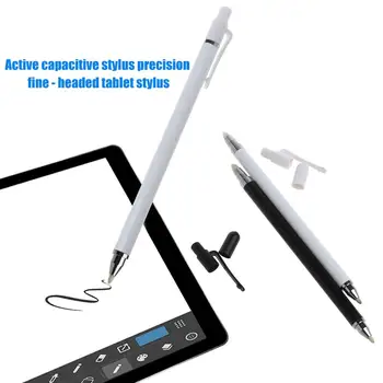 Jutiklinio Ekrano rašikliu nešiojamas Dual Minkštas Plunksnos Jutiklinis Ekranas Capacitive Stylus Pen for Smart Telefonas/Tabletę/Nešiojamas Anti-pirštų atspaudų