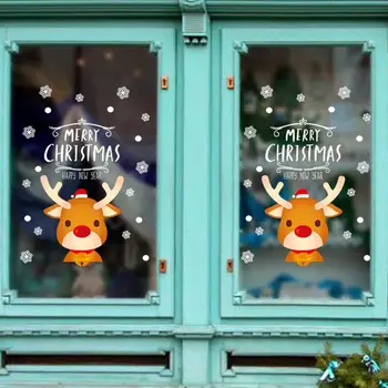 Kalėdiniai Langų Lipdukai Kalėdų Sienų Lipduko Vaikų kambario Cristmas Sienų Lipdukai Namų Apdailos Lipdukai Naujųjų Metų Tapetai 2021