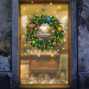 Kalėdiniai Langų Lipdukai Kalėdų Sienų Lipduko Vaikų kambario Cristmas Sienų Lipdukai Namų Apdailos Lipdukai Naujųjų Metų Tapetai 2021