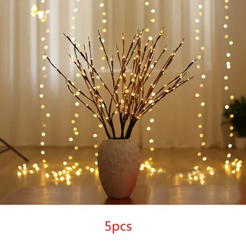 Kalėdų Dekoro Medžio Šaką Šviesos 20Leds String Šviesos Stalo Noel papuošimai Kalėdų Dekoracijas naujieji Metai Apdaila