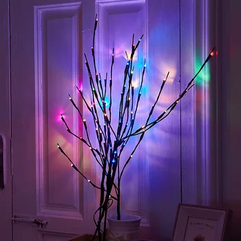 Kalėdų Dekoro Medžio Šaką Šviesos 20Leds String Šviesos Stalo Noel papuošimai Kalėdų Dekoracijas naujieji Metai Apdaila