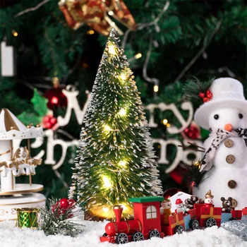 Kalėdų Eglutės Dirbtinės Snaigės Cedars Miniatiūriniai Namų Biuro Apdailos Papuošalai Kalėdinė Dekoracija 