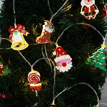 Kalėdų Eglučių Žibintai, Papuošimai Kalėdų Senelis Snaigės, Sniego LED Pasakų Žibintai Kabinti Girliandą Kalėdos Namų Dekoro Naujųjų Metų 2021