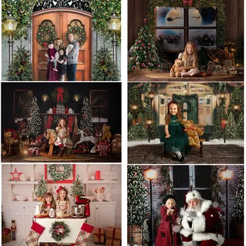 Kalėdų Fotografijos Fonas Windows Židinys Photocall Žiemos Sniego, Portreto Fonas, Foto Studija Kalėdų Eglutė Dovanų Žaislas