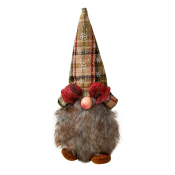 Kalėdų Ornamentu Ilgai Skrybėlę Pliušinis Gnome Lėlės Mielas Pledas Drovus Santa Lėlės Kabo Pakabukas Atostogų Festivalis vaikas, Dovana, Papuošalai