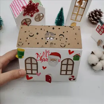 Kalėdų pelėsių namas metalo miršta Saldainių dėžutė Naujų 2020 m. užrašų knygelė popieriaus amatų peilis formos ašmenys punch trafaretai miršta