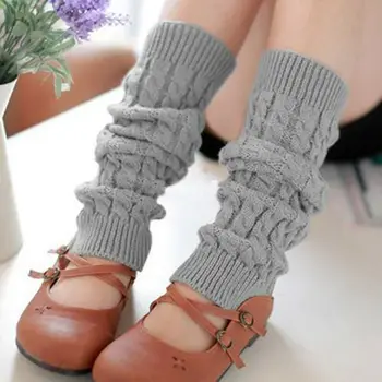 Karštas Kojų Šilčiau Moterų Šiltas Kelio Didelės Žiemos Mezgimo Nėrimo trico Beenwarmers Legging Įkrovos žiemos vilna Kumpinti kojų šildytuvus mergaitėms