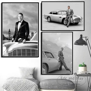 Karšto 007 Klasikinis Filmas, Drobė, Tapyba, Plakatų Ir Grafikos Sienos Paveiksl Apdailos Namų Dekoro Cuadros
