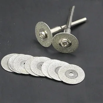 Karšto 60mm Deimantinis Pjovimo Diskas Mini Grąžtas Dremel Įrankiai, Deimantinio Disko Plieno Rotacinis Įrankis pjovimo Šlifavimo pjauti
