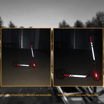 Karšto Atspindintis Lipdukas, Skirtas Ninebot Max G30 / G30D Elektrinis Motoroleris, Liuminescencinės Kūno papuošalai Įspėjimo Vairuotojo Saugos Priedų