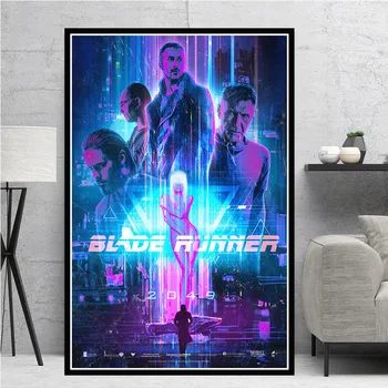 Karšto Blade Runner 2049 Derliaus Kino Filmo Dovana Modernus Plakatas Spausdinimo Tapybos Drobė Menas Sienos Nuotraukas Namų Dekoro quadro cuadros