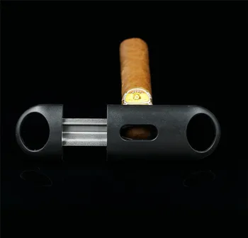 Karšto COHIBA Plastiko V Supjaustyti Nerūdijančio Plieno Ašmenys, Cigarų Pjovimo Aštrių Sigaar Pjovimo Įrankis Cigarų Giljotinos Kišenėje Zigarren Cutter