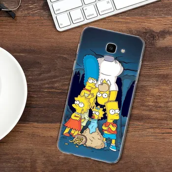 Karšto Homer Simpson Minkštas Silikoninis Telefono dėklas Samsung Galaxy J8 J6 J4 2018 J2 Core J5 J6 J7 Premjero j3 skyrius. 2016 m. 2017 m. ES J4 Plius Padengti