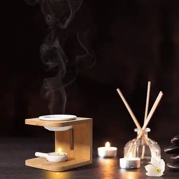 Karšto Keraminiai Žvakių Laikiklis Alyvos Smilkalų Degiklis Esminius Aromaterapija Mazuto Degikliais Lempos Porceliano Namo Gyvenamasis Kambarys
