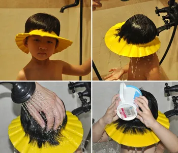 Karšto naujagimių EVA reguliuojamas minkštas kūdikių šampūnas dušo kepuraitė maudymosi kepurę plauti plaukų shield kūdikių priežiūros vonia apsaugos vaikas DS19