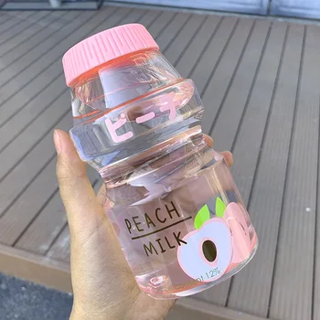 Karšto Pardavimo 480ml Vaisių Plastikinis Vandens Butelis BPA Free Nešiojamų Nuotėkio Įrodymas Kelionės Gėrimo Butelis Vaikams Mergina Stabdžių patenka Vandens Taurė