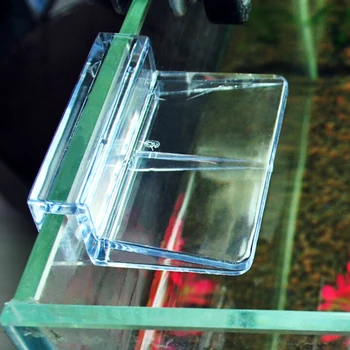 Karšto Pardavimo 4Pcs Stiklo danga Paramos Laikikliai 6/8mm Išvalyti Akvariumo Žuvų Bakas Plastikinis Įrašus Didmeninės