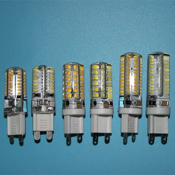 Karšto pardavimo LED Lemputė G4, G9 AC110V 220V LED lempa 9W 7W 12W Kukurūzų Šviesos 360 Laipsnių Pakeisti Halogeninės Lempos nemokamas pristatymas