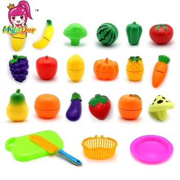 Karšto Pardavimo Plastikiniai Virtuvės Maisto, Vaisių, Daržovių Pjaustymo Vaikai Apsimesti Žaisti Švietimo Žaislų Saugos Vaikai Virtuvės Žaislai, Rinkiniai Dovanų