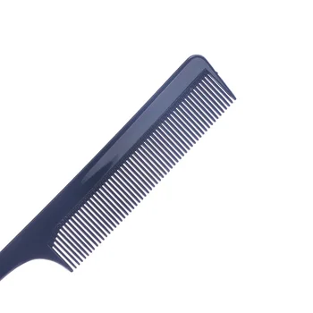 Karšto Pardavimo smulkiais dantimis Metalo Pin Šukuosenos Plaukų Formavimo Rat Tail Šukos Juodo Plastiko smulkiais dantimis Plaukų Šukos Grožio Priemones, Naujas