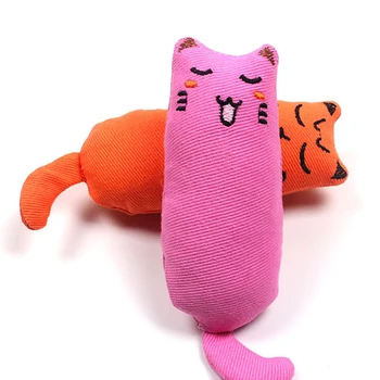 Katė Šlifavimo Katžolių Žaislai Juokingas Interaktyvus Pliušinis Katė Žaislas Augintiniui Kačiukas Kramtyti Žaislas Kojos Nykščio Bite Katė mėtų Katėms Dantis žaislai