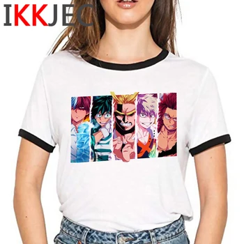 Kawaii Mano Herojus akademinės bendruomenės Bakugou T-shirt Moterims, Harajuku Mielas Anime Marškinėlius Boku No Herojus akademinės bendruomenės Grafinis Marškinėliai Viršuje Tees Moteris