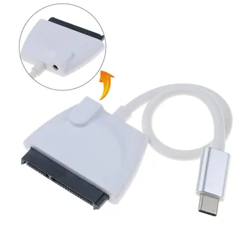 Kebidu C Tipo USB 3.1-Sata 3 adapteris keitiklio kabelį 7+15PIN Serial ATA III Adapteriai 2.5