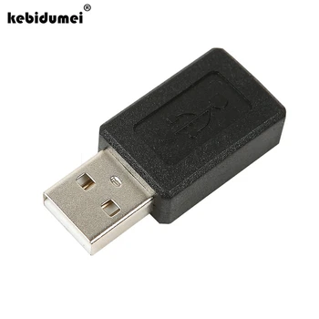 Kebidumei Naujų Karšto pardavimo USB 2 0 A male į Mini USB B Tipo Moterų B M/F Adapteris Jungtis, Keitiklis