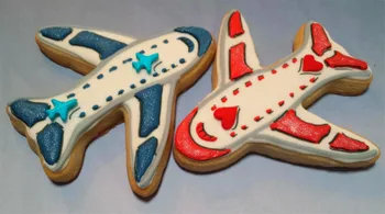 KENIAO Lėktuvo Cookie Cutter Vaikams Transportavimo Sausainių / Minkštas / Pyragaičiai / Cutter - 10.6 x 10.9 cm - Nerūdijantis Plienas