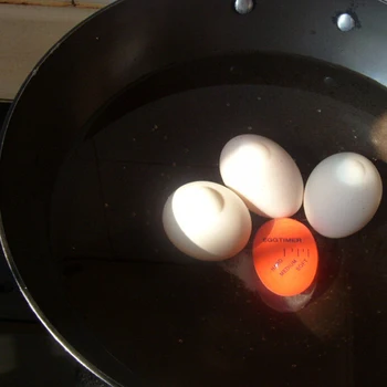Kiaušinių Tobula Spalva Keičiasi Laikmatis Yummy Minkštas Sunku Virtų Kiaušinių Virimo Virtuvė Eco-Friendly Dervos Raudona Kiaušinių, įrankiai