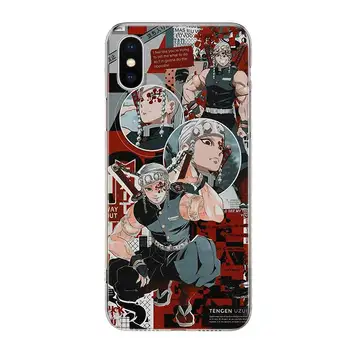 Kimetsu Nr. Yaiba Demon Slayer Anime Telefono dėklas Skirtas iphone 12 MIni 11Pro MAX XS 8 7 6 6S Plus X 5 5S SE XR SE 2020 Padengti Shell Co