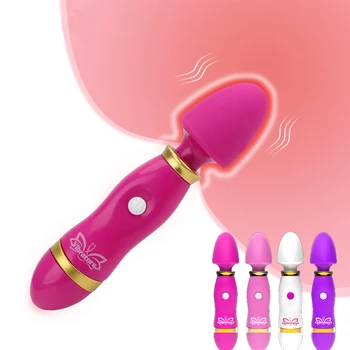 Klitorio Stimuliatorius G Spot Vibratorius Magic Wand AV Stick Moterų Masturbaciją, Vibratorius Bdsm Sekso Žaislai Moteris Erotika Priedai