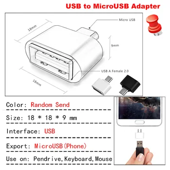 Kuman Micro USB Adapter USB micro usb Adapterio Kabelis Konverteris Pendrive USB 