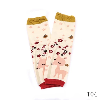 Kūdikio Kojų Šildytuvus Girls Cartoon Minkštos Kojinės Bamblys Medvilnės Nuskaitymo Antkelius Naujagimių Gėlių Spausdinti Girnelė Žiemos Kojinių Korėja