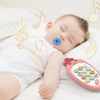 Kūdikių Elektroninių Telefono Žaislai Teether Muzikos Ankstyvojo Švietimo Žaislai, Multi-funkcija Imitavimo Žaislai Telefono