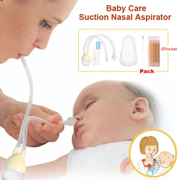 Kūdikių Priežiūros Kūdikių Nosies Valyti Nustatyti Kūdikio Dulkių Siurbimo Nosies Aspirator Nustatyti Naujagimių Medicinos Užkratas Kūdikių Sveikatos Priežiūros Rinkiniai 7Pcs/Set