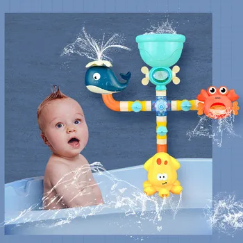 Kūdikių Vonios Žaislai Vandens Purškimo Banginis Gyvis Dušas, Baseinas, Vandens Žaislai Vaikams Ne Dušo Žaislai Vaikams, Vonia Žaislai